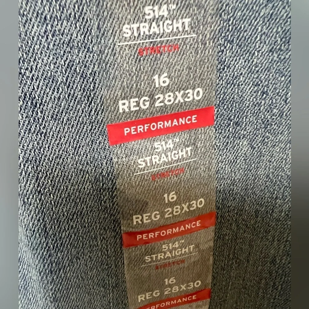 LEVI’S 514 STRAIGHT JEANS REGULAR FIT THROUGH THIGH/ADJUSTABLE WAISTBAND  16 REG